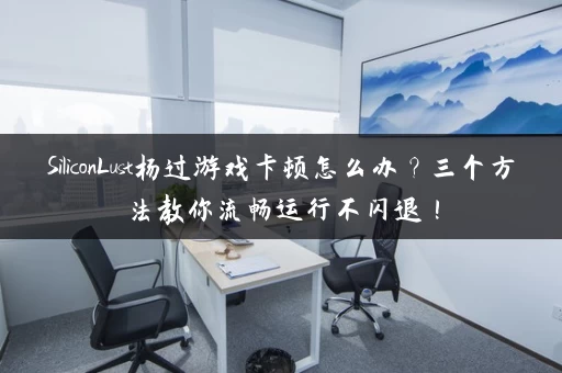 SiliconLust杨过游戏卡顿怎么办？三个方法教你流畅运行不闪退！