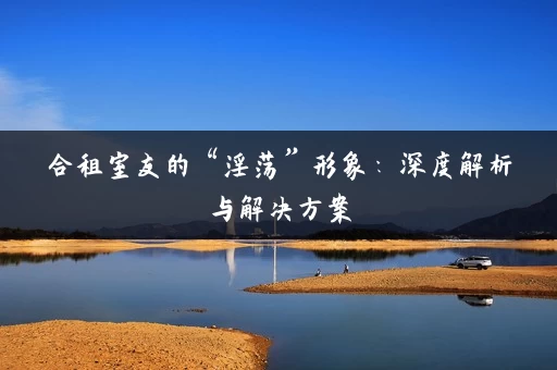 合租室友的“淫荡”形象：深度解析与解决方案
