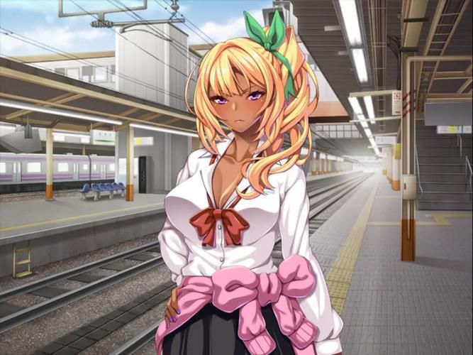 黑辣妹的電車內銀技／黒ギャルの電車內銀技 漢化硬盤版【官方中文／486MB】