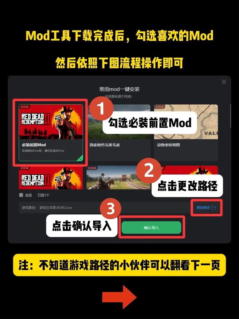 荒野大嫖客MOD游戏下载怎么操作？5个步骤快速上手指南！